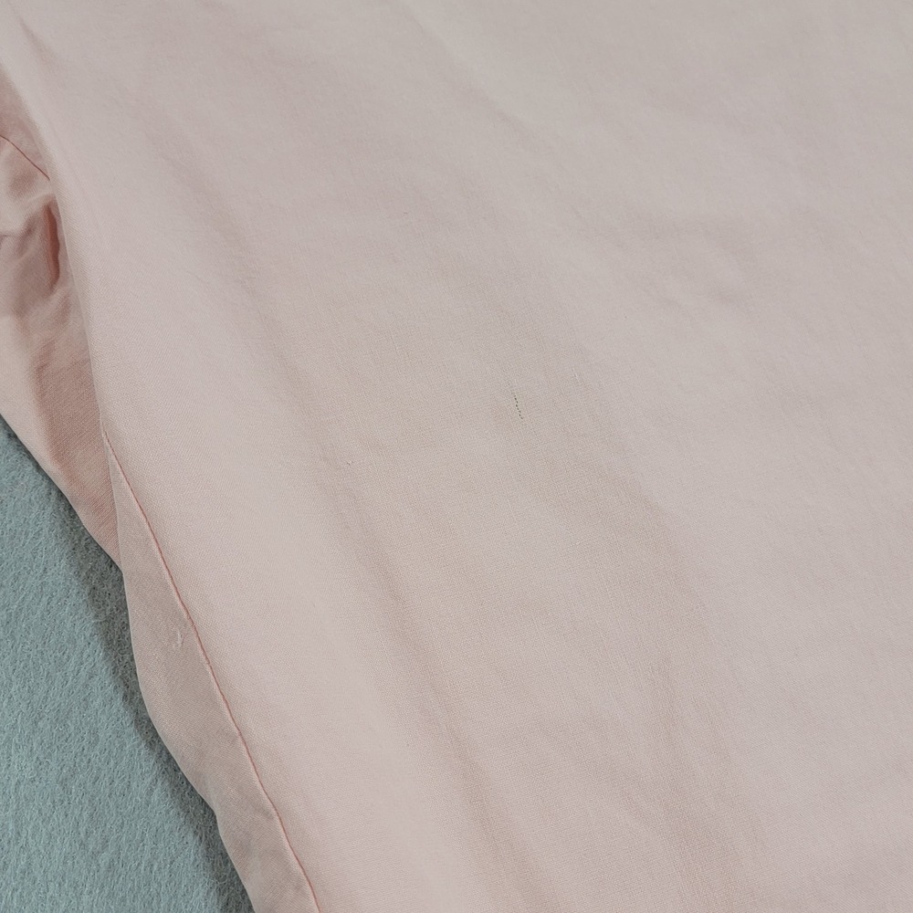 Tropical Al Silk Straight‎ Leg Pants Women's Petite Large Pink Resort Coastal - Picture 9 of 10